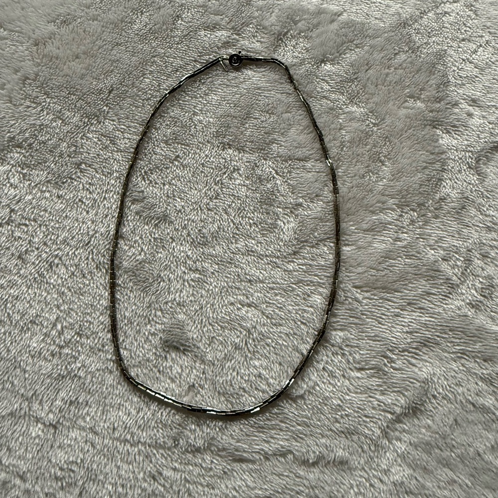 Monet Silver Chain Necklace